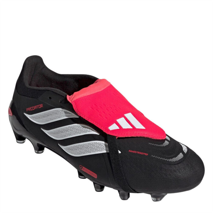 adidas Predator Turf Football Boots – Black/White/Red – view 3