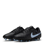 Nike Tiempo Legend 10 Firm Ground Football Boots – Black/Black – view 4