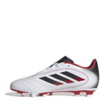 adidas Goletto Viii Junior Firm Ground Football Boots – White/Solar Red – view 2