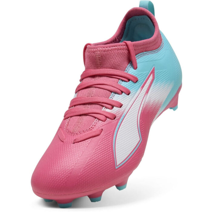 Puma Ultra 5 Junior Firm Ground Football Boots – Blue-White – view 4