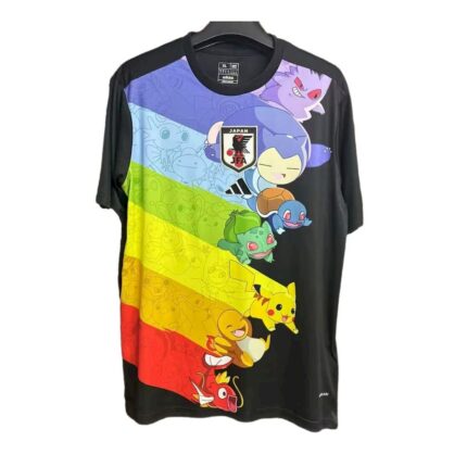 Mens Japan 2024/25 Pokemon Journeys Black Jersey