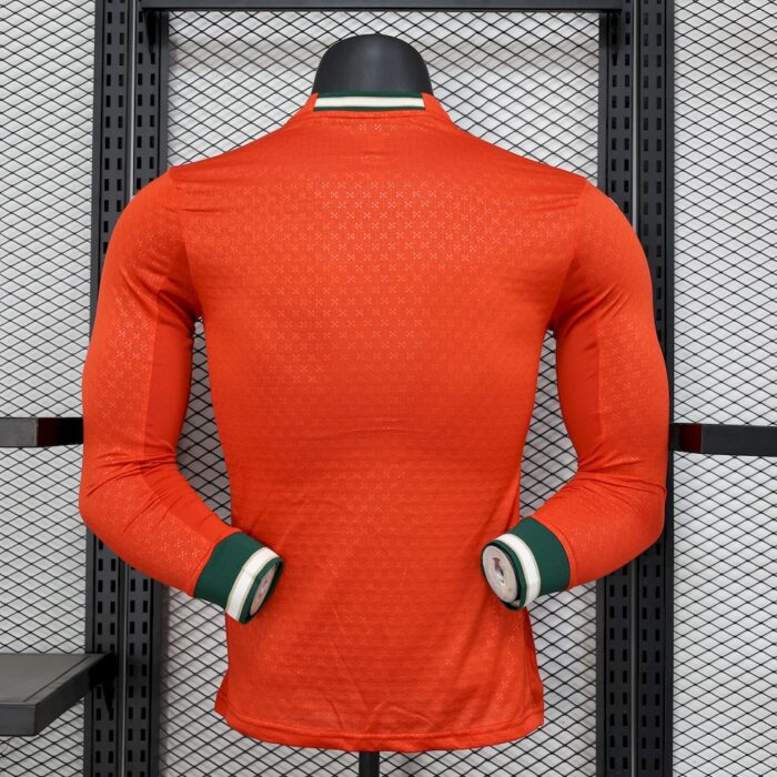 Mens Portugal 2025/26 Home Long Sleeve Jersey Player Version 1