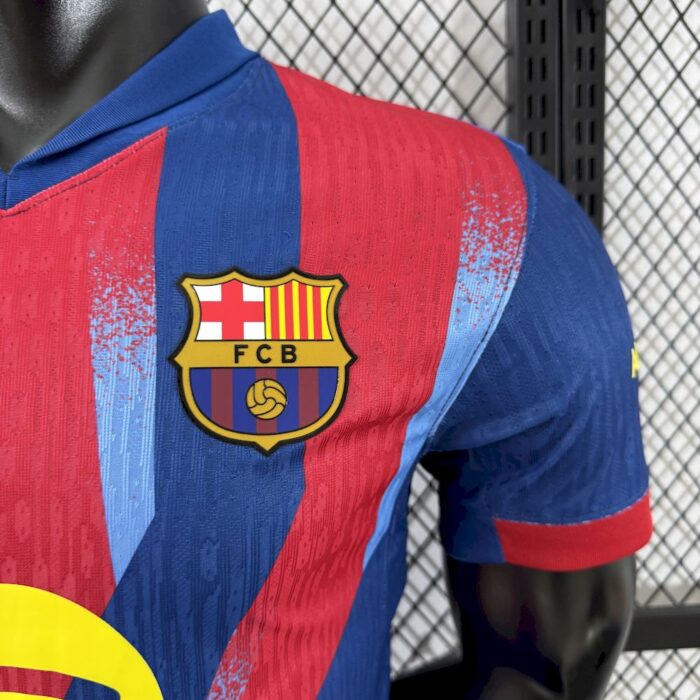 Mens Barcelon 2025/26 Fourth Jersey Player Version 7