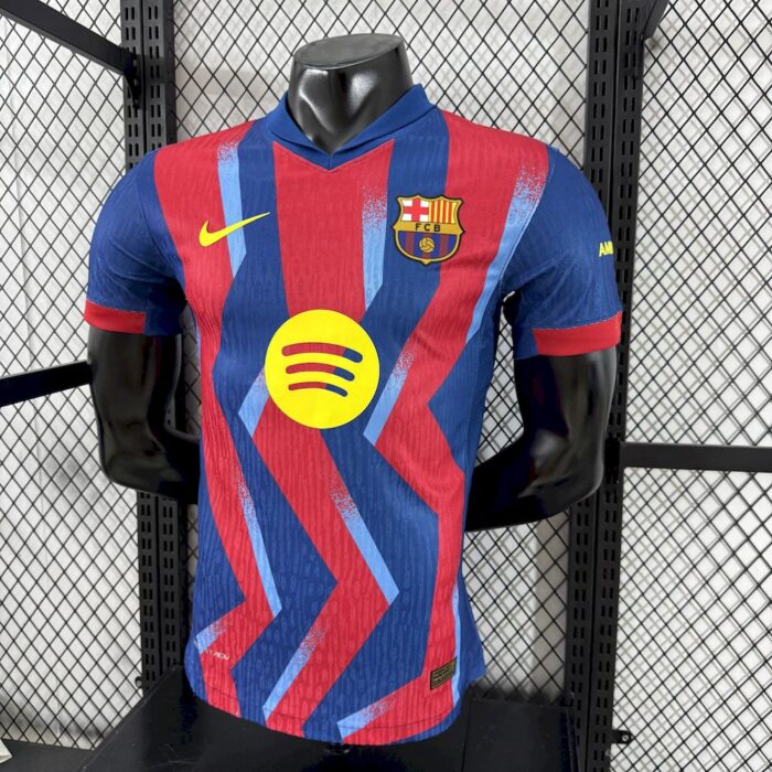 Mens Barcelon 2025/26 Fourth Jersey Player Version 6