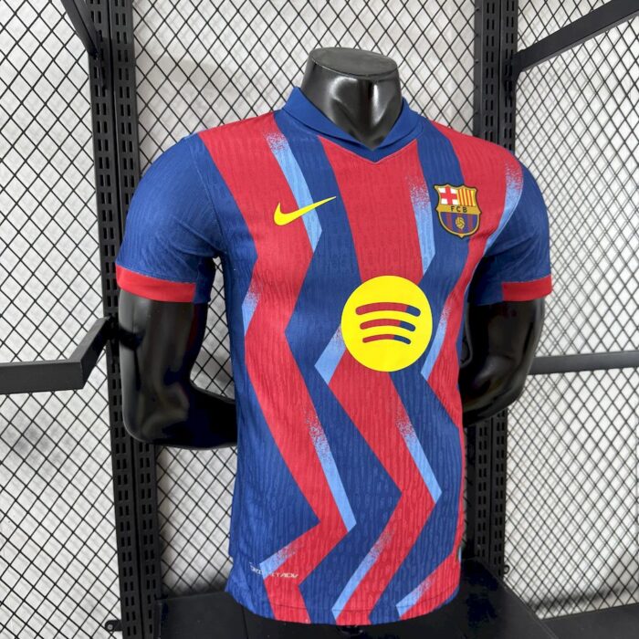 Mens Barcelon 2025/26 Fourth Jersey Player Version 4