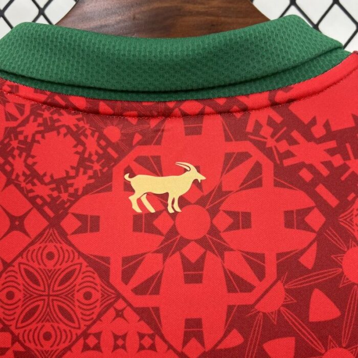 Mens Portugal 2024/25 Red Jersey 2