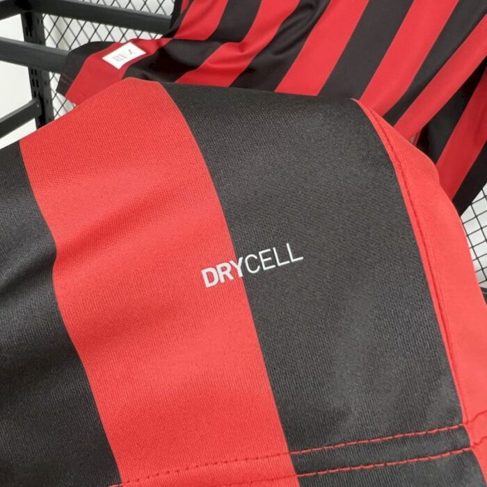 Mens AC Milan 2024/25 125th Anniversary Edition Long Sleeve Retro Jersey 2
