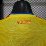 Mens Colombia 2026 World Cup Home Long Sleeve Jersey Player Version 7