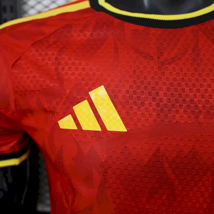 Mens Belgium 2026 World Cup Home Jersey Player Version 3
