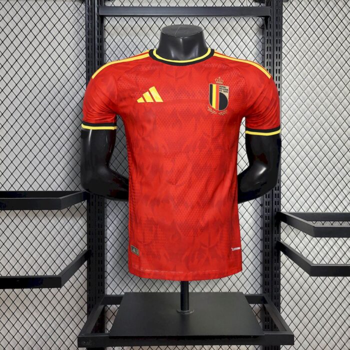 Mens Belgium 2026 World Cup Home Jersey Player Version 9