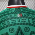 Mens Mexico 2026 World Cup Home Jersey Long Sleeve Jersey Player Version 8