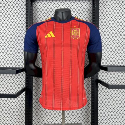 Mens Spain 2026 World Cup Home Jersey Player Version 16
