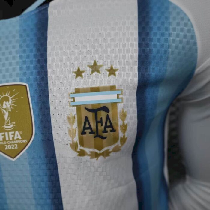Mens Argentina 2026 World Cup Home Long Sleeve Jersey Player Version 9
