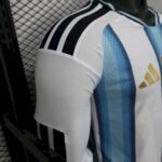 Mens Argentina 2026 World Cup Home Long Sleeve Jersey Player Version 4