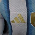 Mens Argentina 2026 World Cup Home Long Sleeve Jersey Player Version 2
