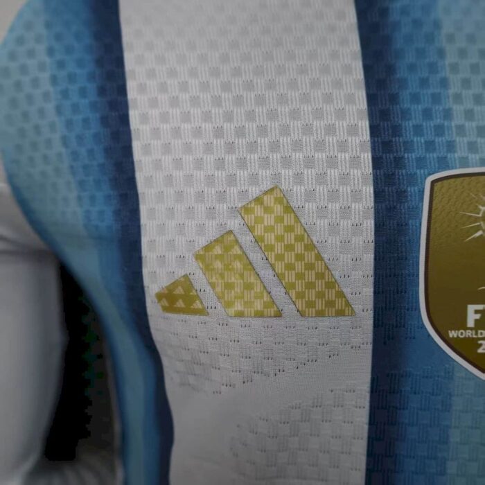 Mens Argentina 2026 World Cup Home Long Sleeve Jersey Player Version 2