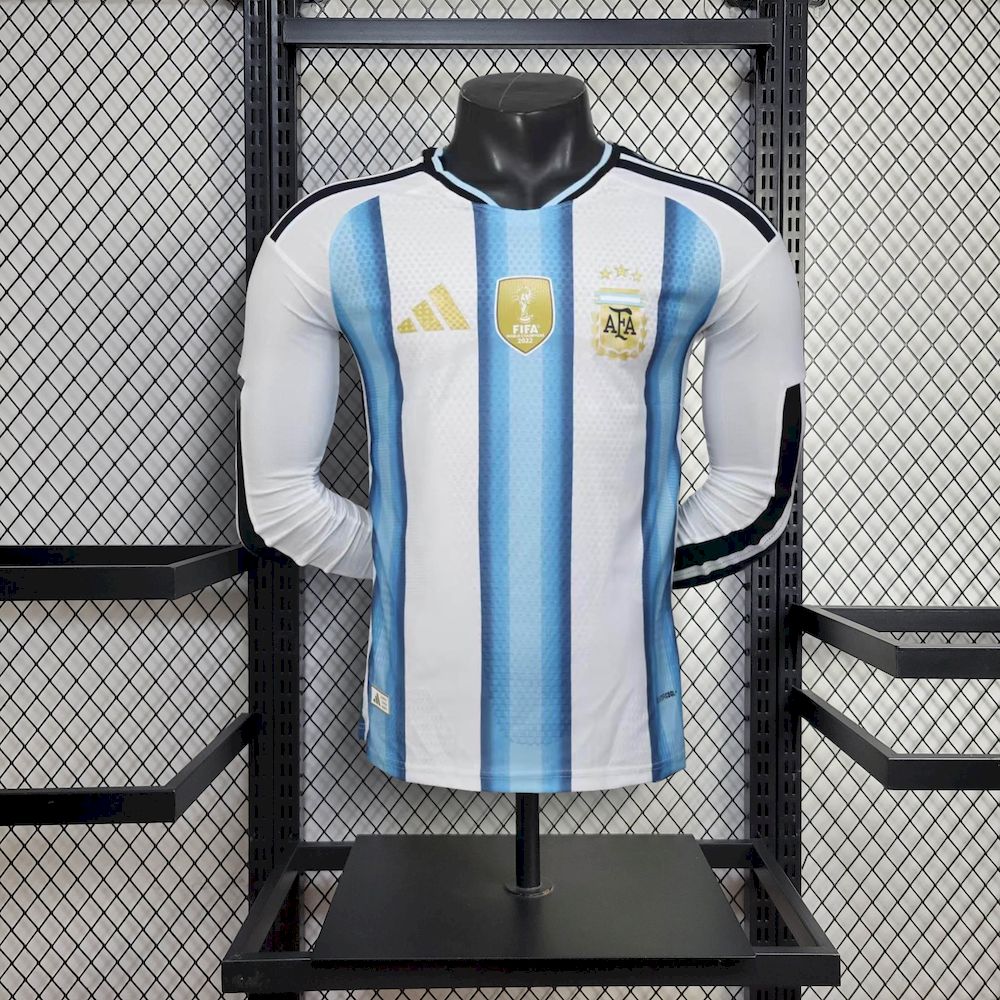 2025112009192050.jpg Mens Argentina 2026 World Cup Home Long Sleeve Jersey Player Version 11