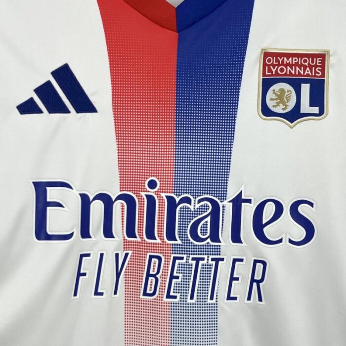 Mens Olympique Lyonnais 2024/25 Home Jersey 4