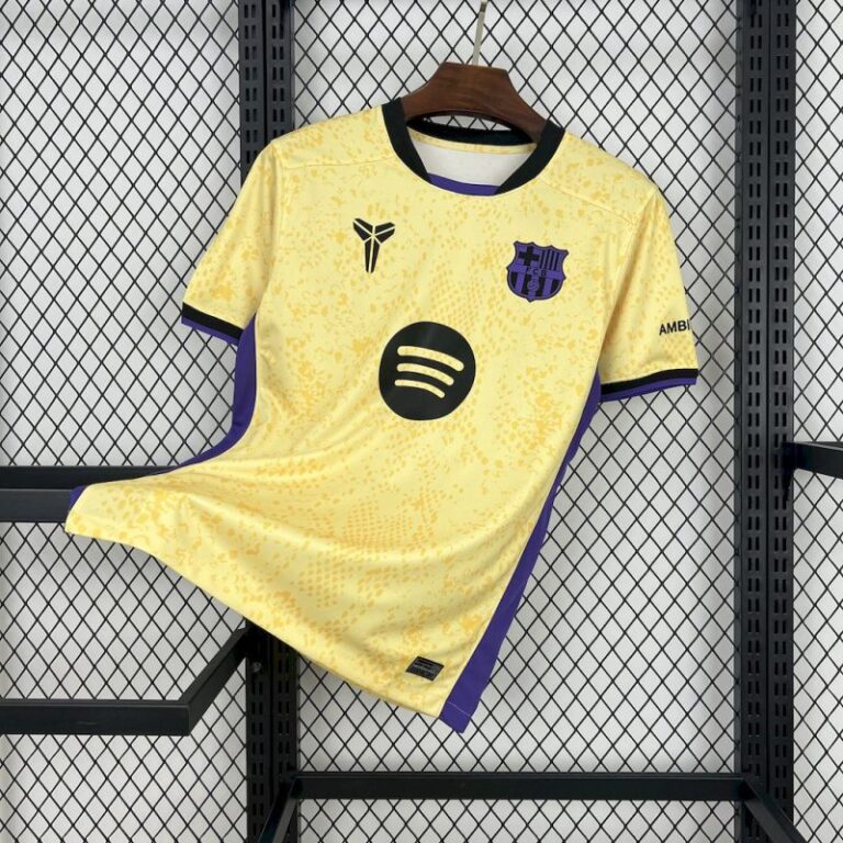 Mens Barcelona 2025/26 Away Mamba Series Kobe Bryant Joint Edition Jersey