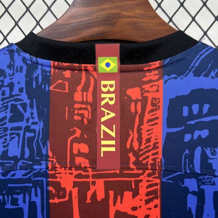 Mens Barcelona 2024/25 La Pulga Edition Jersey 4