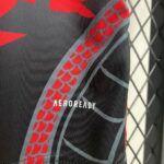 Mens Real Madrid 2024/25 Red and black dragon Jersey 3