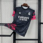 Mens Real Madrid 2024/25 Black Red Dragon Jersey