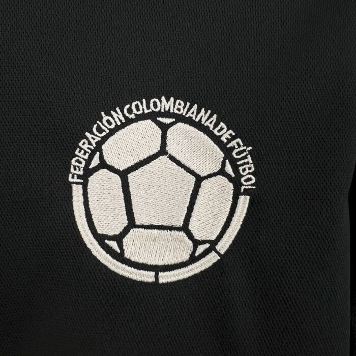 Mens Colombia 2024/25 100th Black Anniversary Jersey 4