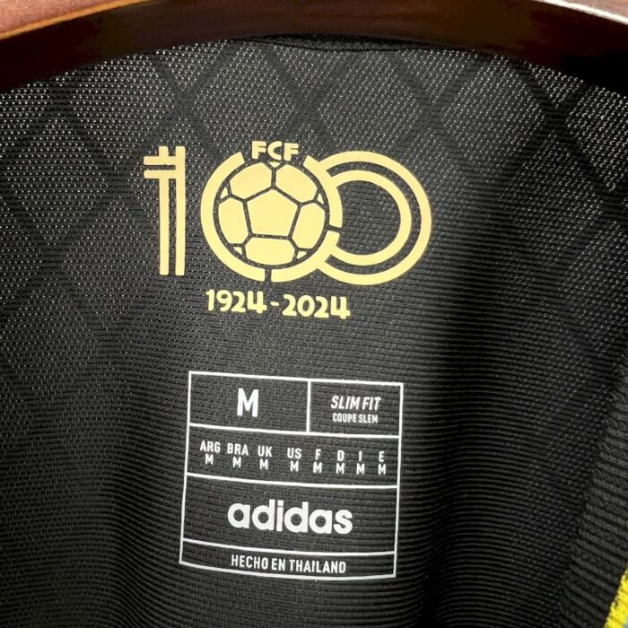 Mens Colombia 2024/25 100th Black Anniversary Jersey 2