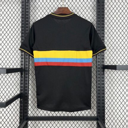 Mens Colombia 2024/25 100th Black Anniversary Jersey 1