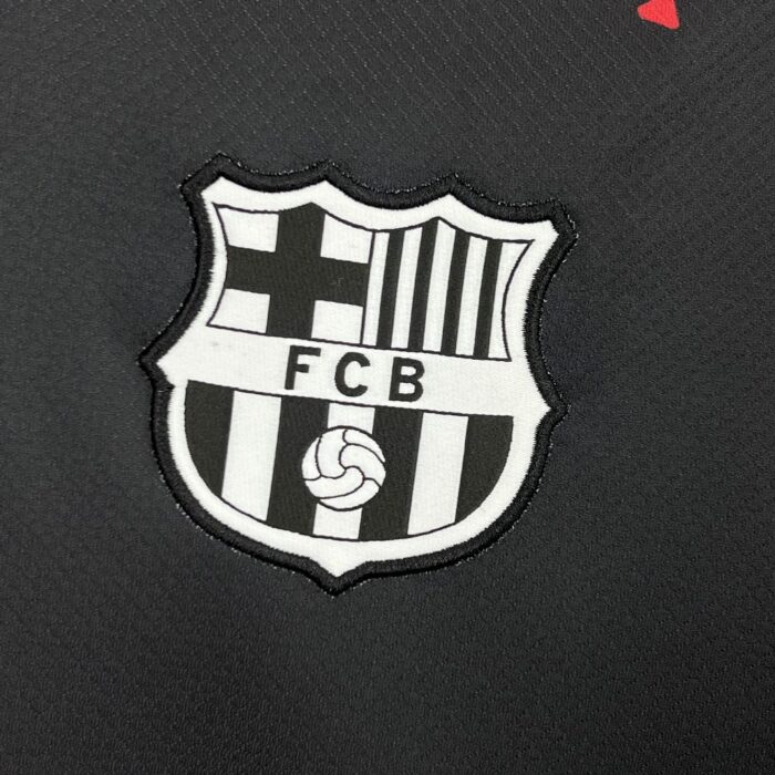 Mens Barcelona 2024/25 Red Lion Jersey 4