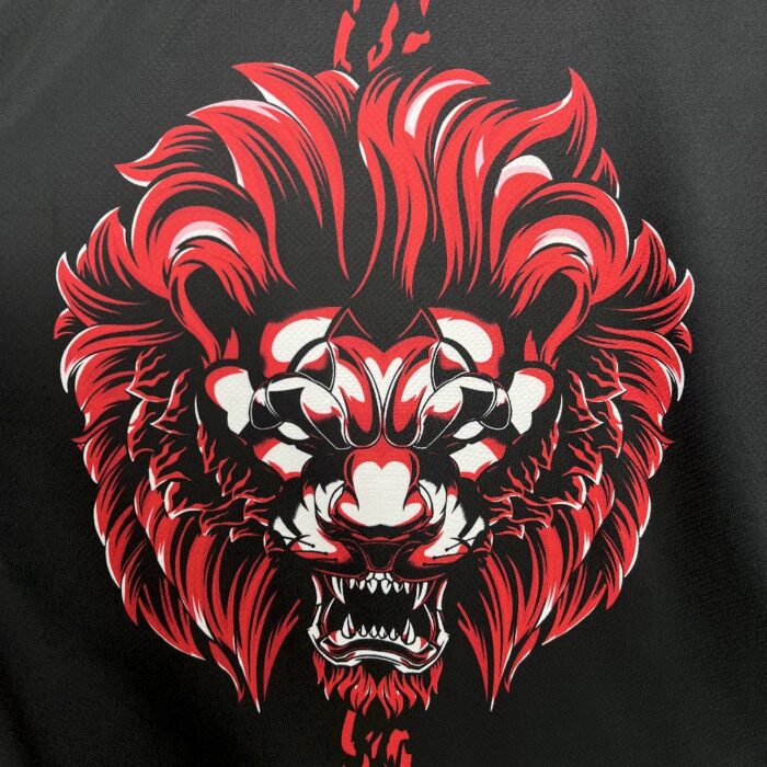 Mens Barcelona 2024/25 Red Lion Jersey 3