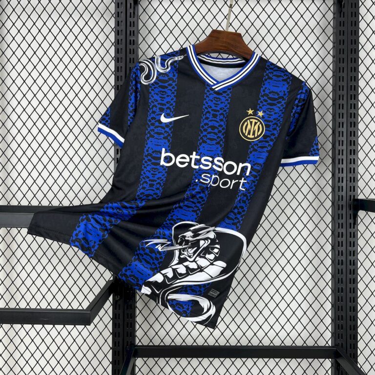 Mens Inter Milan 2024/25 White Mamba Jersey