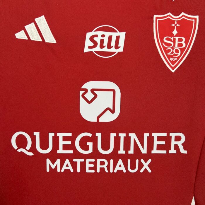 Mens Stade Brestois 29 2024/25 Home Jersey 4