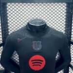 Mens Barcelona 2024/25 Away Long Sleeve Jersey Player Version 6