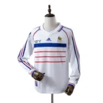 Retro France 1998 Away Long Sleeve Jersey 2