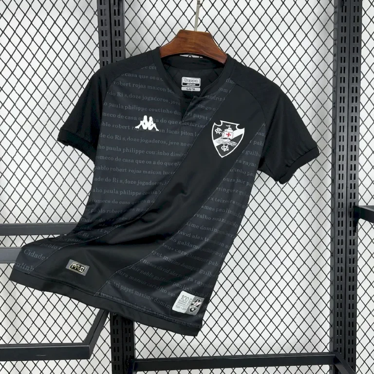 Mens Vasco Da Gama 2024/25 Black Jersey