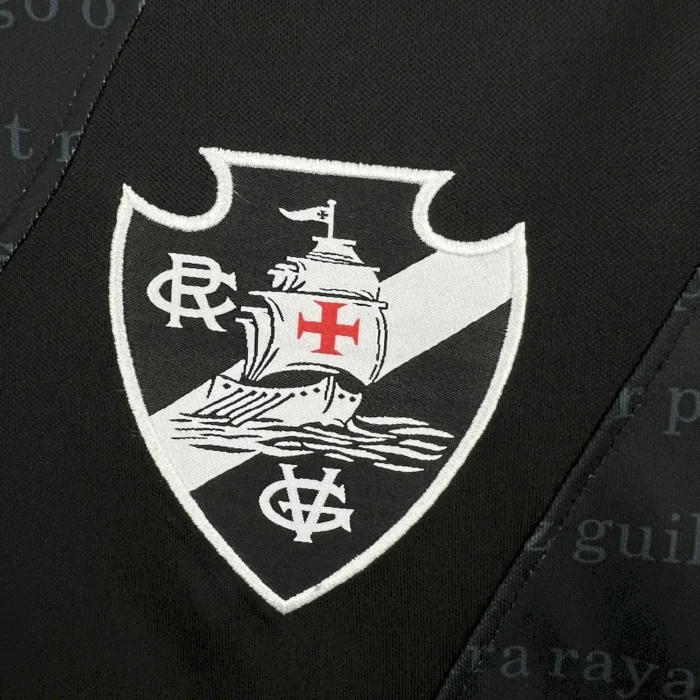 Mens Vasco Da Gama 2024/25 Black Jersey 6