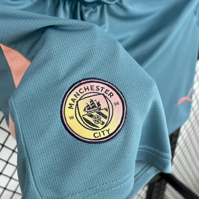 Mens Manchester City 2024/25 Fourth Shorts 4