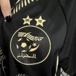 Mens Algeria 2024/25 Karakou Black gold Jersey 7