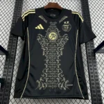Mens Algeria 2024/25 Karakou Black gold Jersey 5