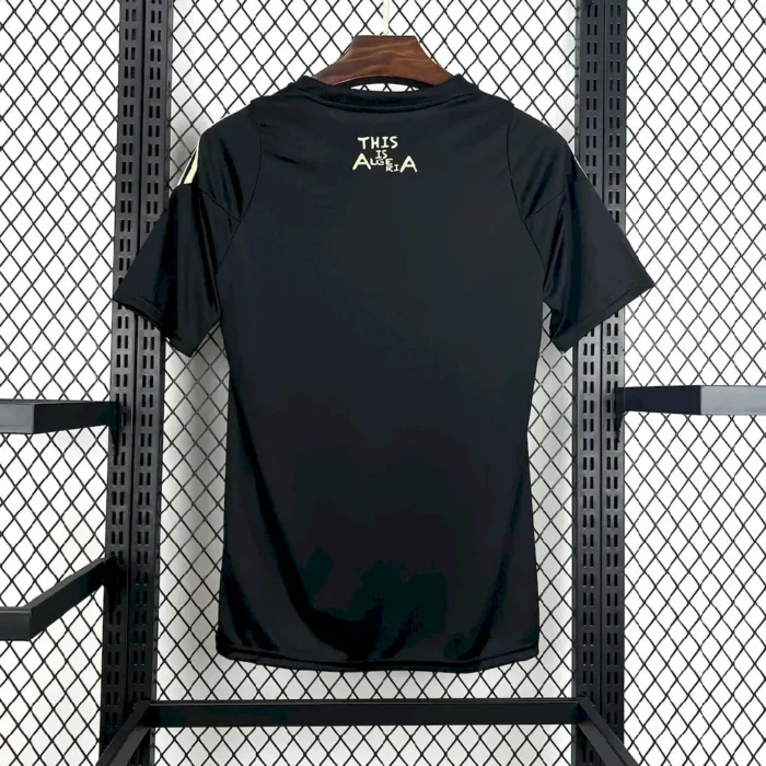 Mens Algeria 2024/25 Karakou Black gold Jersey 1