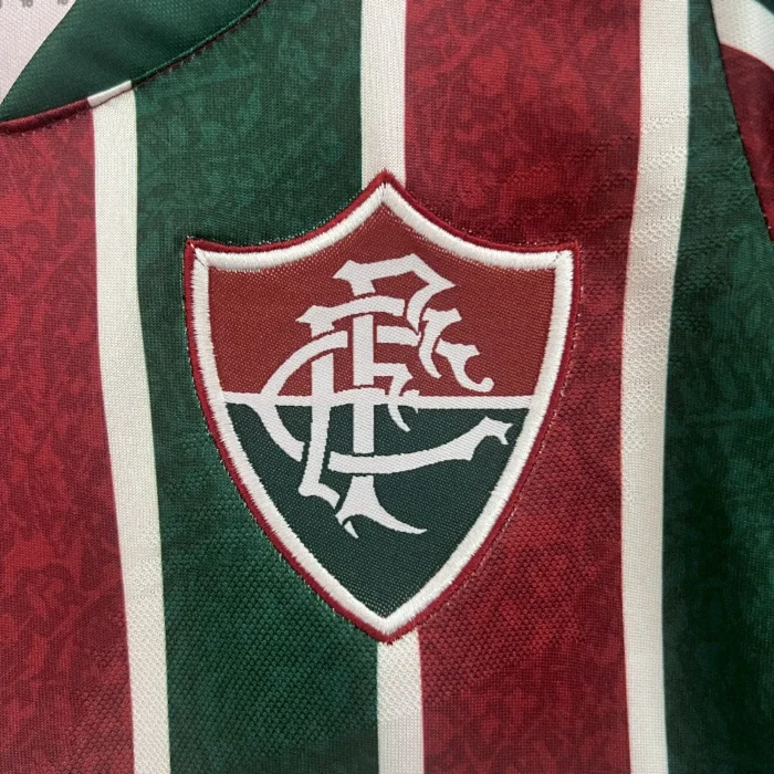 Kids Fluminense 2024/25 Home Kit 4