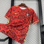 Mens Portugal 2024/25 Red Jersey 2