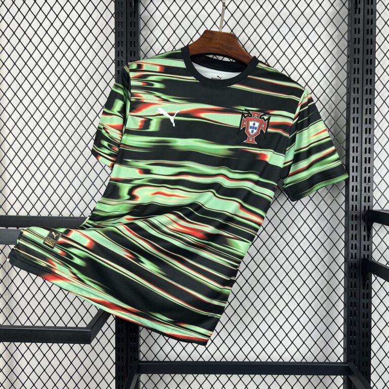 Mens Portugal 2025/26 Camouflage Pre-Match Jersey