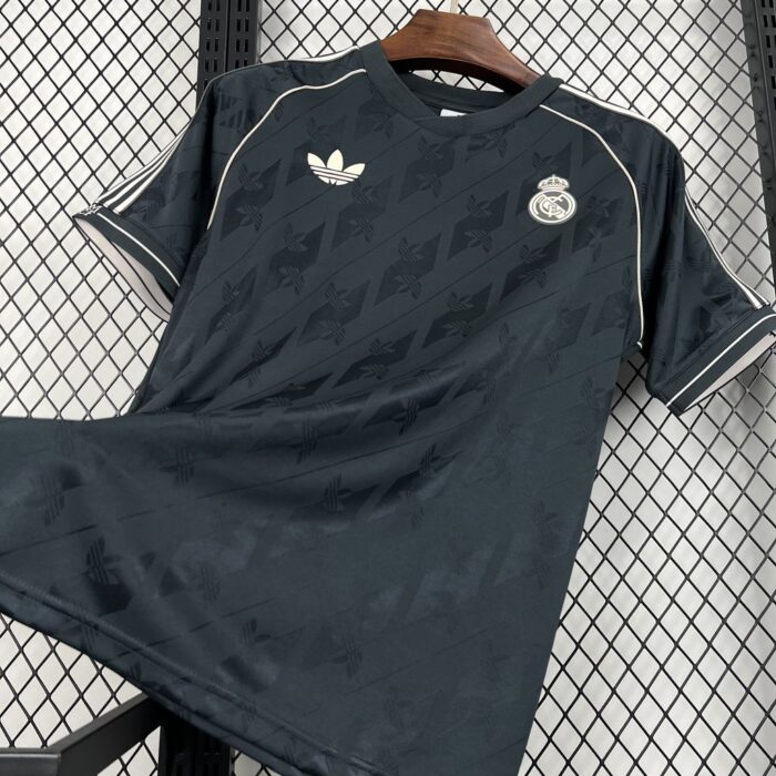 Mens Real Madrid 2024/25 Black Jersey 2