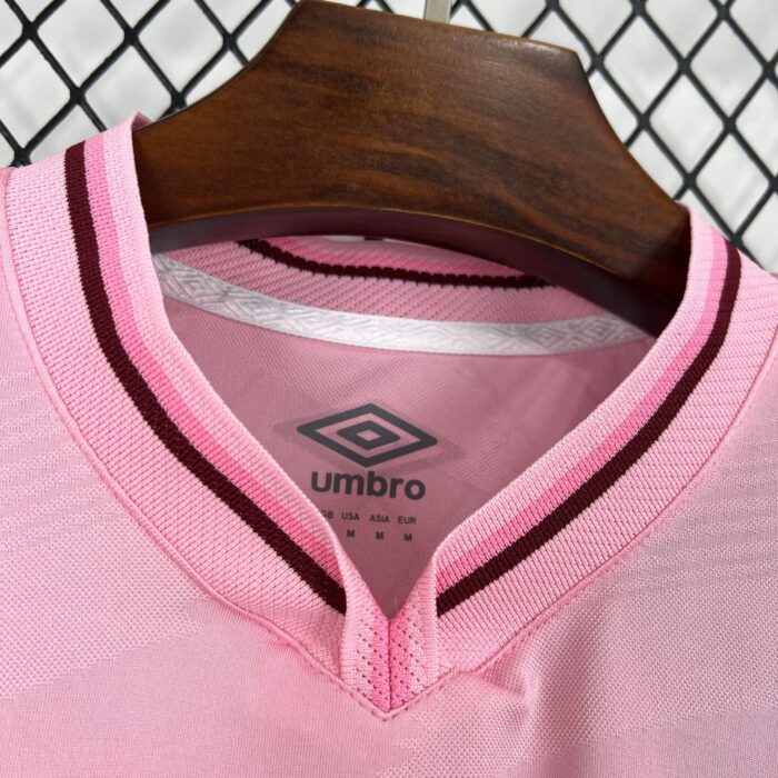 Mens Fluminense 2024/25 Pink October Jersey 6