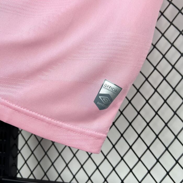 Mens Fluminense 2024/25 Pink October Jersey 4