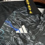 Mens Real Madrid 2024/25 Black Dragon Jersey 5
