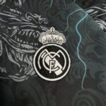 Mens Real Madrid 2024/25 Black Dragon Jersey 2