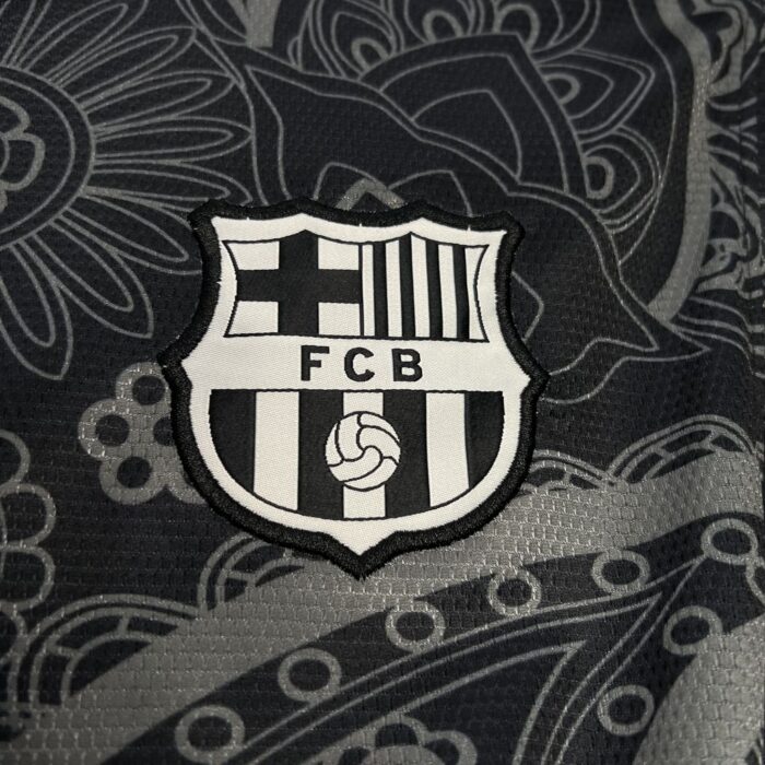 Mens Barcelona 2023/24 Black Jersey 3